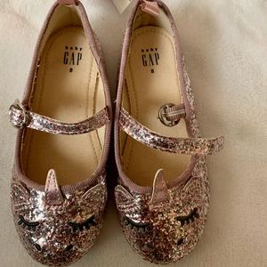 Sequin kitten flats